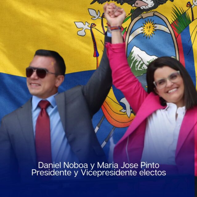 Una vez terminados el escrutinio de la segunda vuelta electoral en las 24 provincias  Daniel Noboa gana la presidencia de nuestro país con el 55,85% de los votos iniciando así un nuevo mandato por 4 años